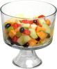 Fox Run Brands Glass Trifle Bowl, Fruit Bowl
