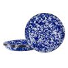 Golden Rabbit Pasta Plate Cobalt Swirl