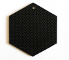 Lamson Honeycomb Silicone HotSpots Potholder - Black