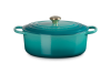 Le Creuset 6.75 Qt Oval Oven, Riviera
