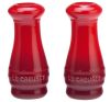 Le Creuset Salt and Pepper Shakers, set of 2, Cherry Red