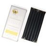Mole Hollow Candles, 10 inch Taper, Solid Black, One Pair