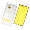 Mole Hollow Candles, 10 inch Taper, Sun Yellow, One Pair