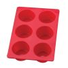Mrs. Anderson's Baking Silicone Muffin Pan, 6 cup