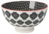 Now Designs 4in Stamped Bowl-Black Ikat