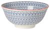 Now Designs 6inch Stamped Bowl Blue Cross