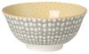 Now Designs Stamped Bowl 6inch Gray Dots