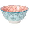 Now Designs 3.5" Stamped Bowl - Blue Red Dash 