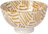 Now Designs Stamped Bowl 4" Ochre Lines