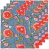Poppy Block Print Napkin, set of 4