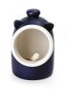 RSVP Blue Stoneware Salt Pig Salt Cellar
