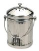 RSVP Endruance Stainless Steel 1 Gallon Compost Pail with Filters