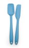 RSVP Silicone Mini Spatula and Spoon, Turquoise, 8 inch