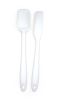 RSVP Silicone Mini Spatula and Spoon, White, 8 inch