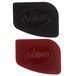 Lodge Red / Black Polycarbonate Pan Scraper - 2/Set