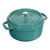 Staub 4 Quart Round Cocotte Turquoise