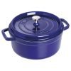 Staub Cocotte Round Dutch Oven, 4 Quart, Dark Blue