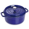 Staub Round Dutch Oven, 7 Quart, Dark Blue