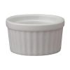 White Porcelain Souffle Ramekin 1 oz
