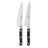ZWILLING Pro 2-pc Prep Set, 5.5 inch fine edge prep knife, 5.5 inch serrated prep knife