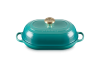 Le Creuset 11.5in Oval Bread Oven, Riviera